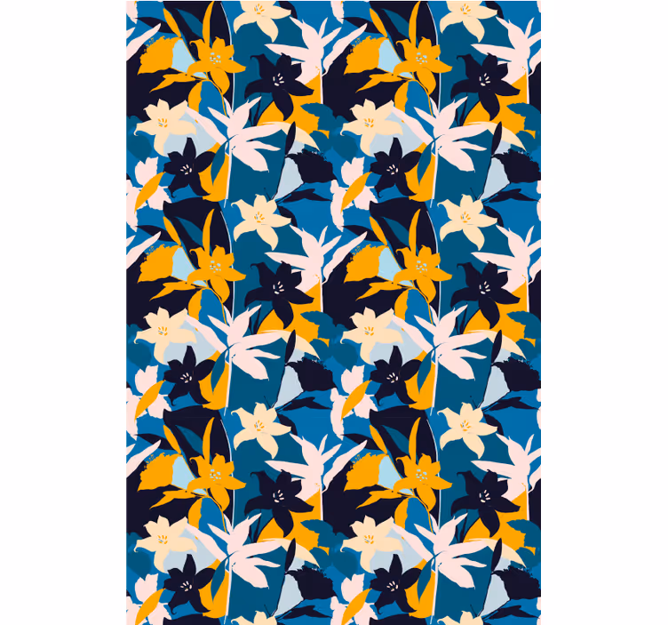 Store enrouleur fleurs et plantes harmonie printanière - TenStickers