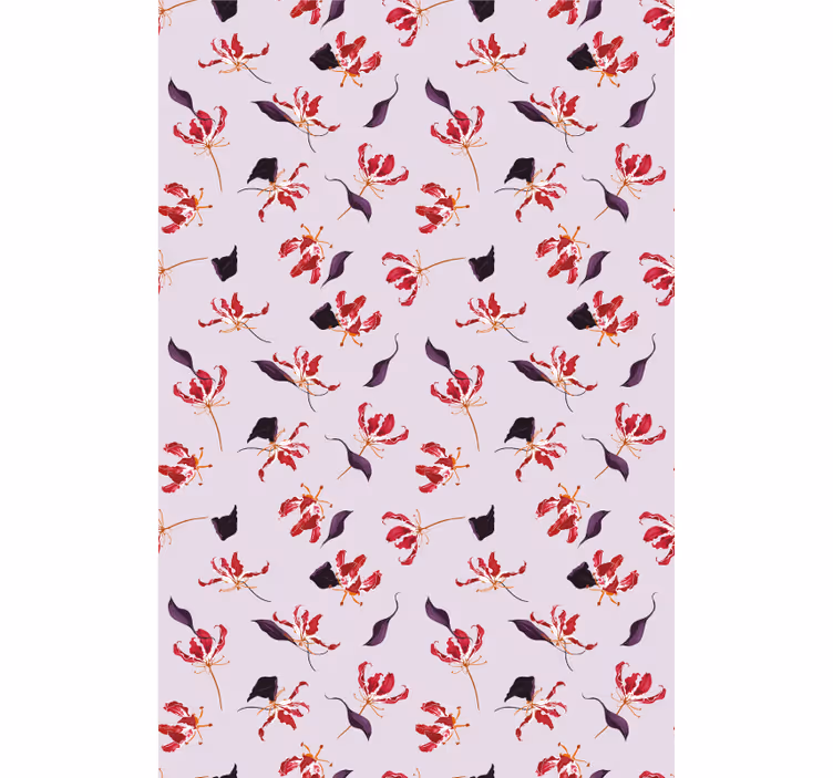 Store enrouleur fleurs et plantes motif luxuriant - TenStickers