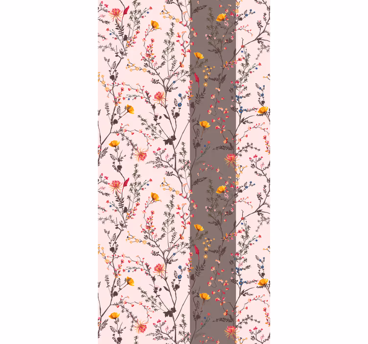 Store enrouleur fleurs et plantes motif d'oiseau élégant - TenStickers