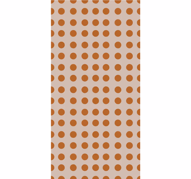Store enrouleur moderne pois marron - TenStickers