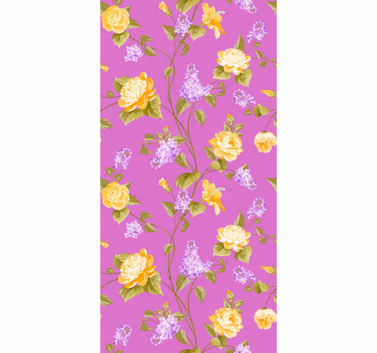 Store enrouleur fleurs et plantes panneaux floraux - TenStickers
