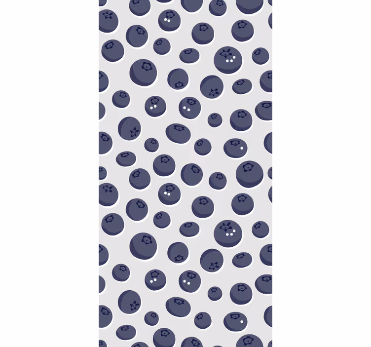 Store enrouleur fruits et légumes myrtilles motif - TenStickers