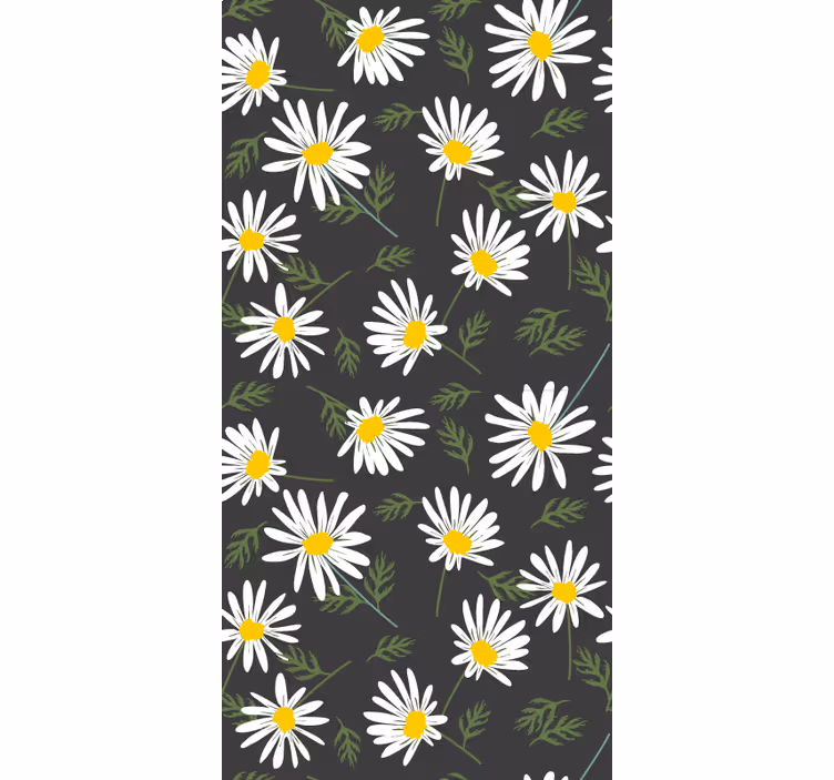 Store enrouleur fleurs et plantes motif floral de marguerite - TenStickers