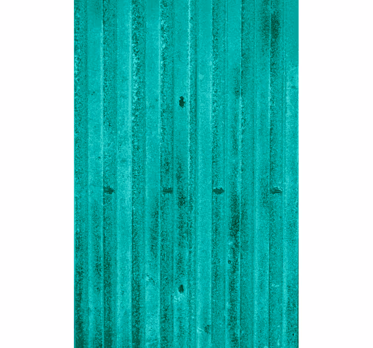 Stores métalliques menthe turquoise vieillie - TenStickers