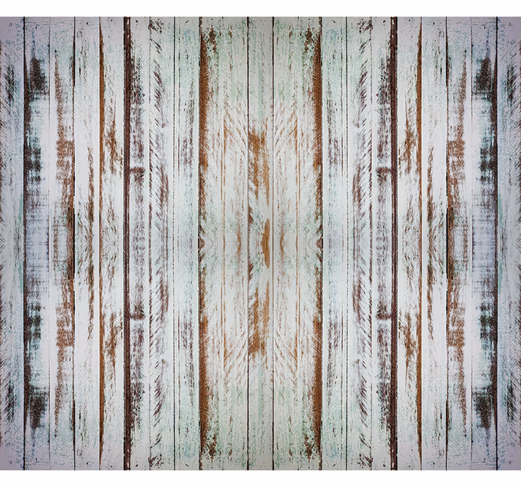 Stores imitation planches bois vieilli blanchi - TenStickers