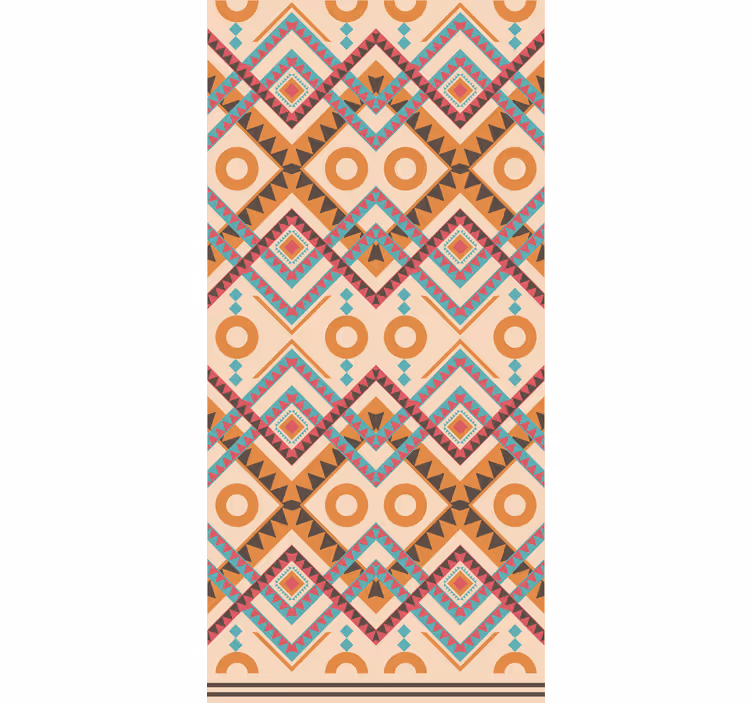Stores losanges multicolores style boho chic - TenStickers