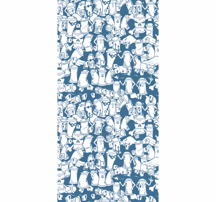 Store enrouleur chambre ado motif aérosols graffitis - TenStickers