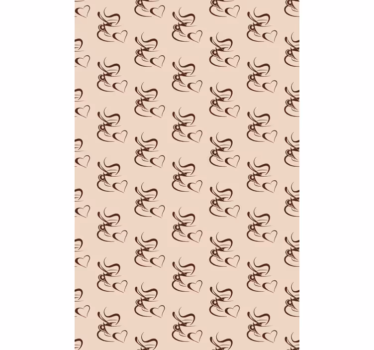 Store cuisine illustration amoureux du café - TenStickers
