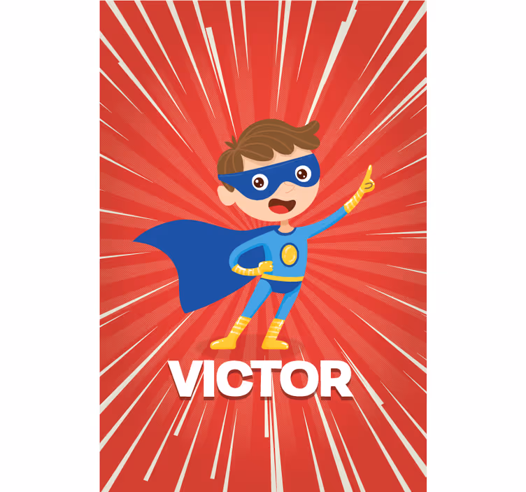 Store enrouleur enfant super héro personnalisé - TenStickers