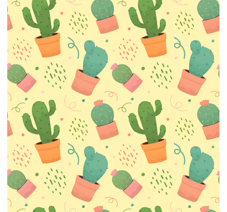 Store enfants motif de cactus - TenStickers