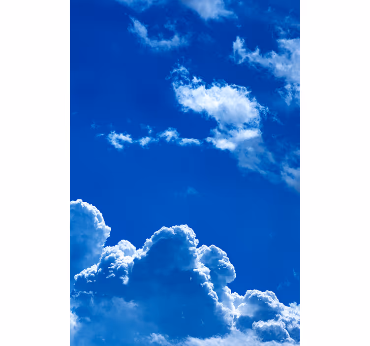 Store enrouleur nuage scène de ciel serein - TenStickers