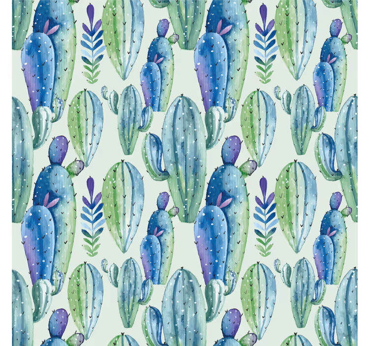 Store enrouleur cactus style botanique - TenStickers