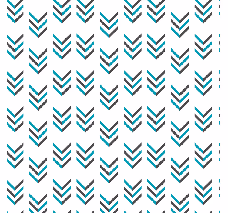 Store enrouleur scandinave flèches bleues - TenStickers