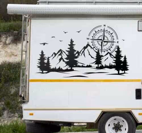 Autocollants Camping-Car - Tenstickers Autocollants Camping-Car - Tenstickers