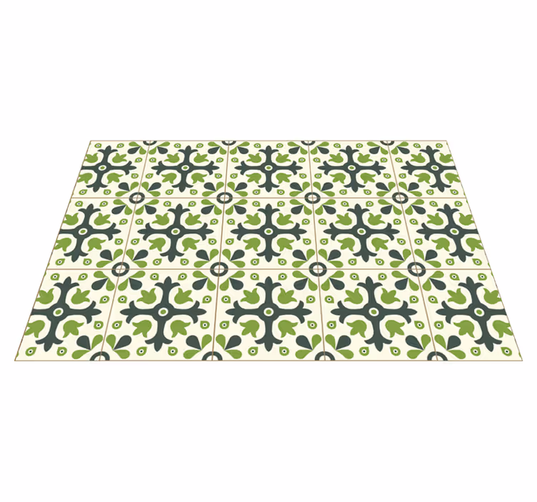 Set de table original hydraulique verte - TenStickers