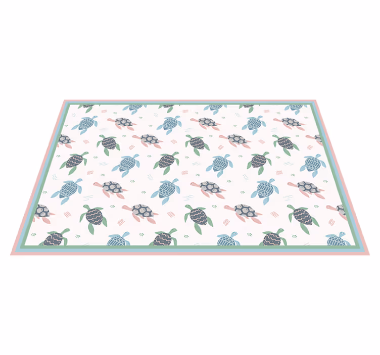 set de table tortue Tortues de couleur douce - TenStickers