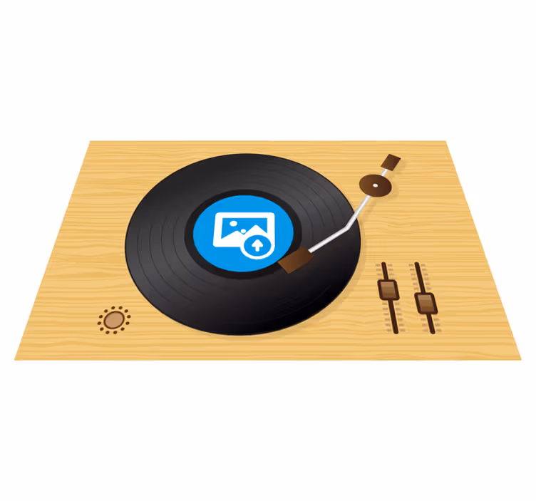 Set de table original œuvre d'art vinyle - TenStickers