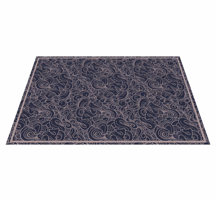 Set de table motifs de lignes tourbillonnantes - TenStickers