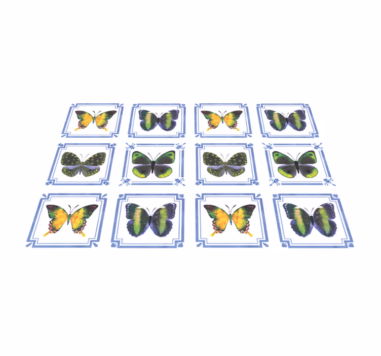 Set de table original décor motif papillon - TenStickers