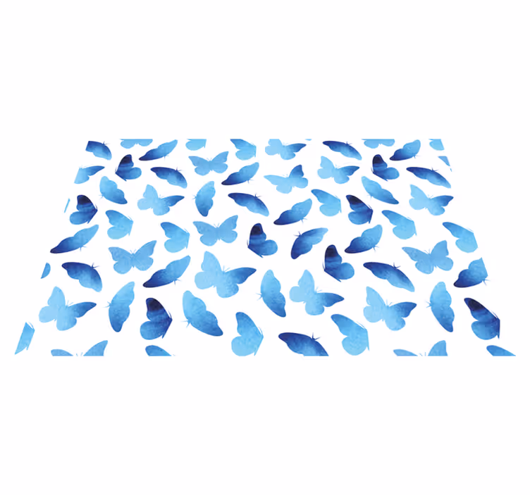 Set de table original motif papillon bleu - TenStickers