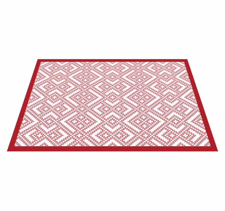 Set de table texture à motifs géométriques - TenStickers