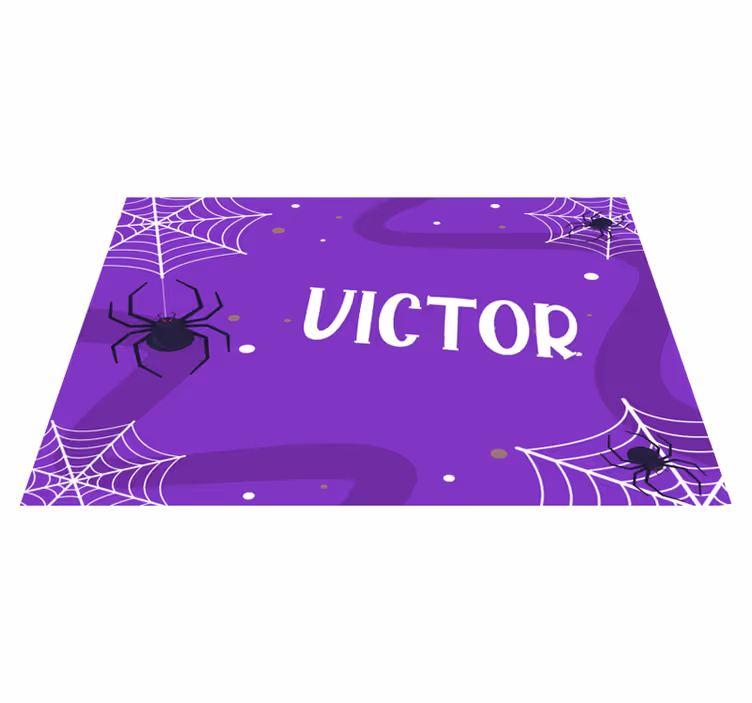Set de table halloween toiles d'araignée effrayantes - TenStickers