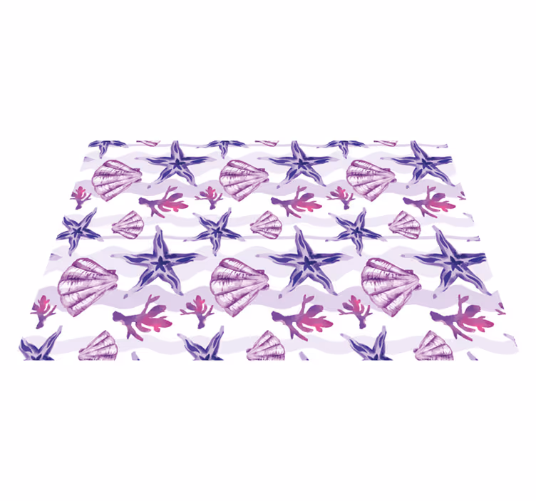 Set de table original motifs de coquillages - TenStickers