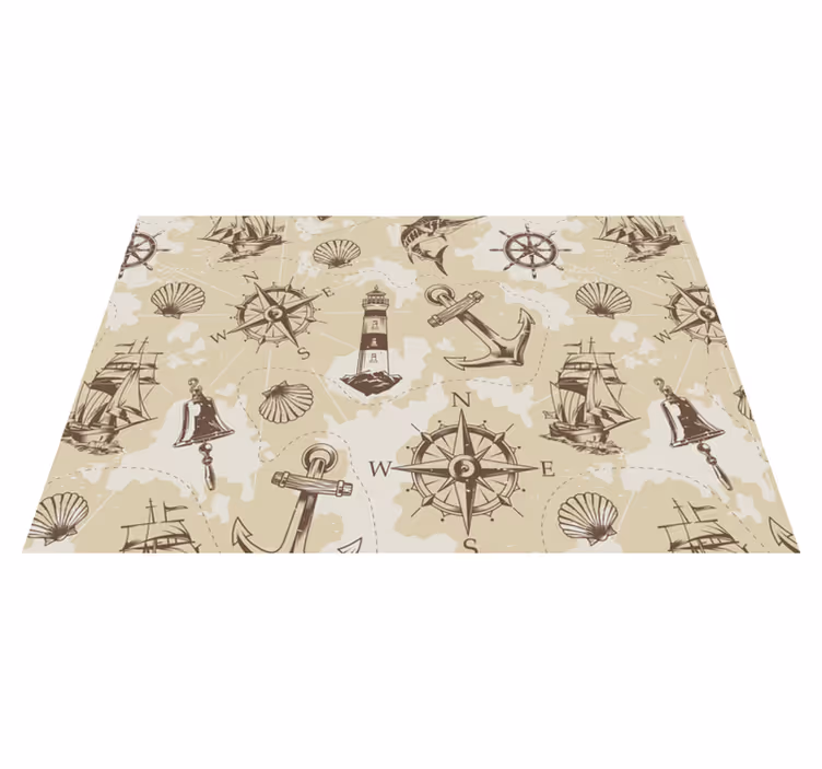 Set de table original motifs marins - TenStickers