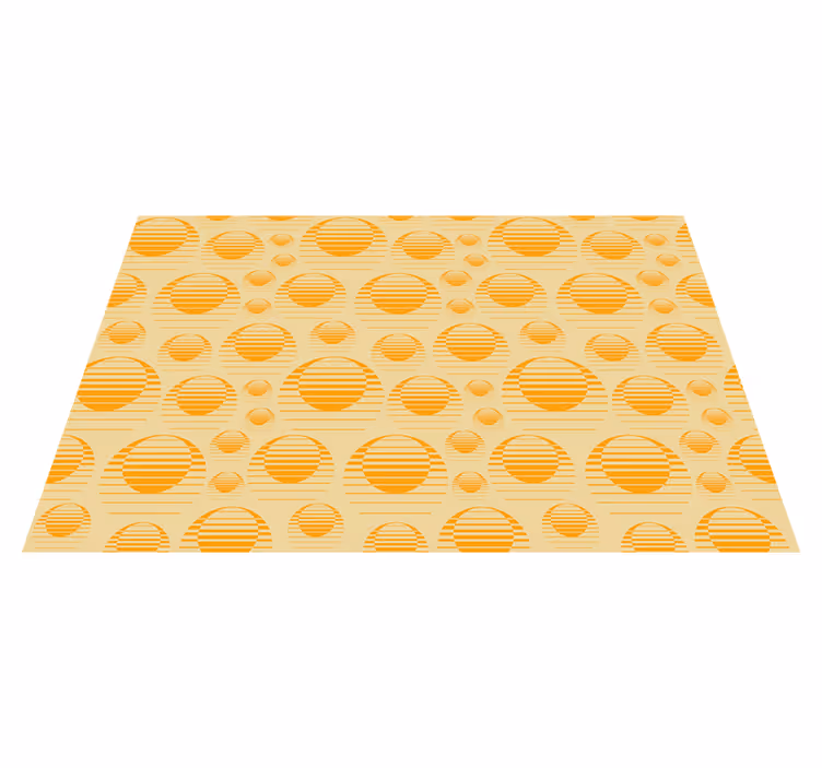Set de table motif cercle rayé - TenStickers
