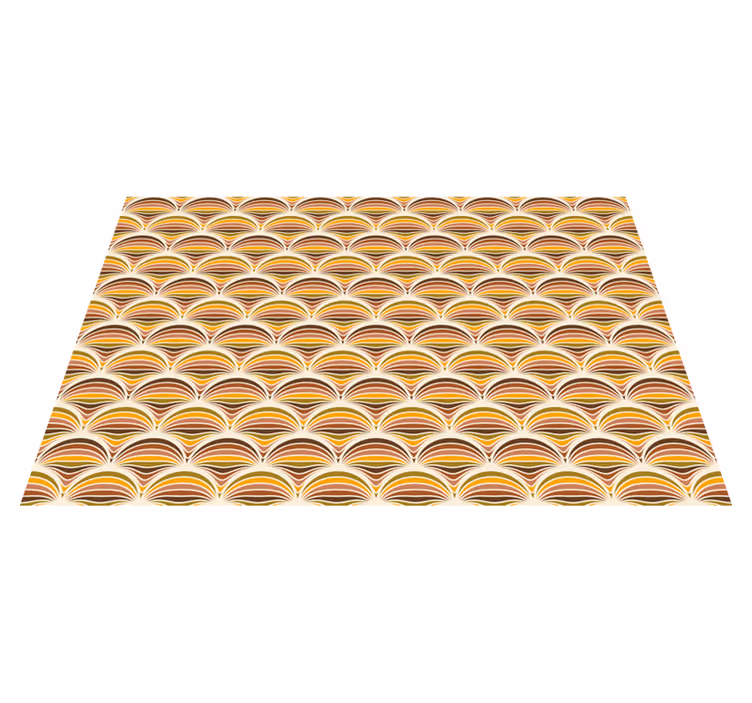 Set de table motif vagues courbées - TenStickers