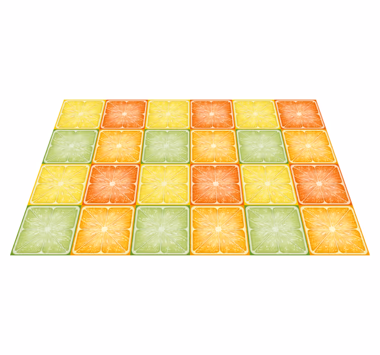 Set de table original motif tranche de citrus - TenStickers