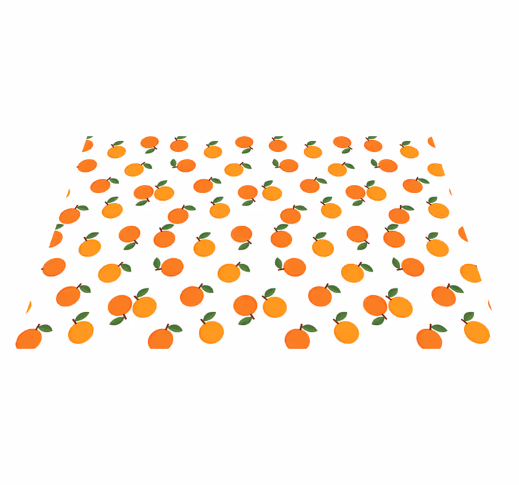 Set de table original motif orange fruit - TenStickers
