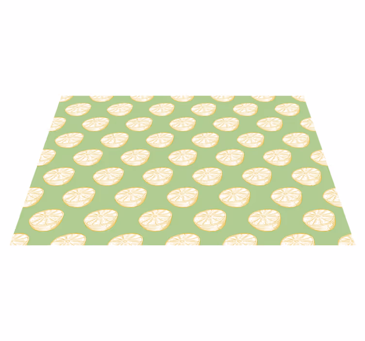 Set de table moderne motif tranches de citron - TenStickers
