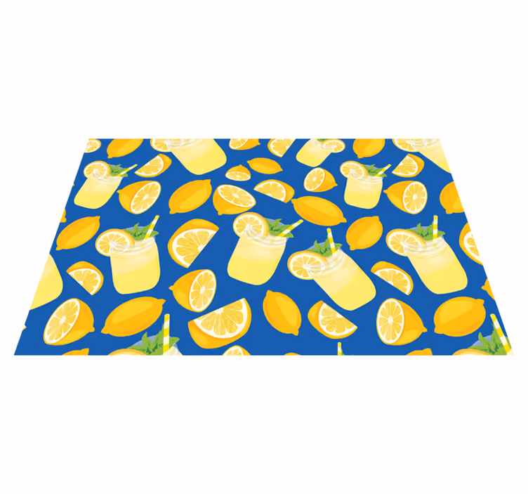 Set de table moderne image de limonade rafraîchissante - TenStickers