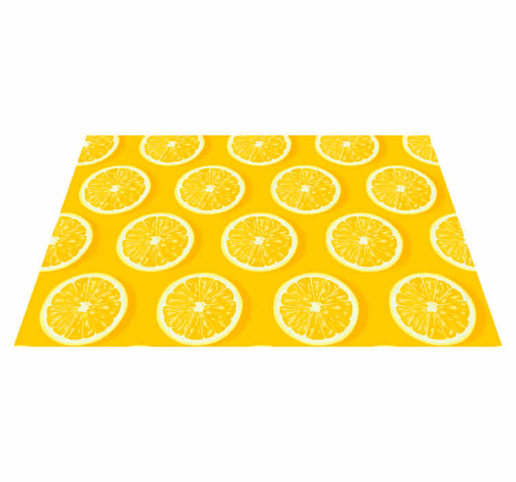 Set de table original tranches de citron éclatantes - TenStickers