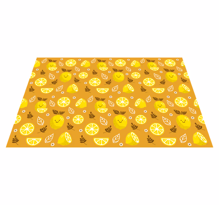 Set de table moderne motif fruits - TenStickers