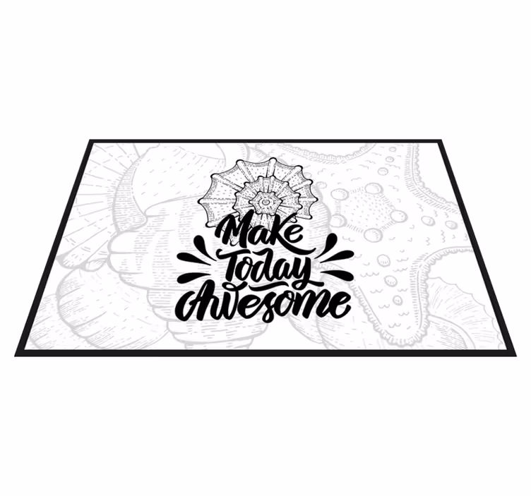 Set de table design citation rendez aujourd'hui génial - TenStickers