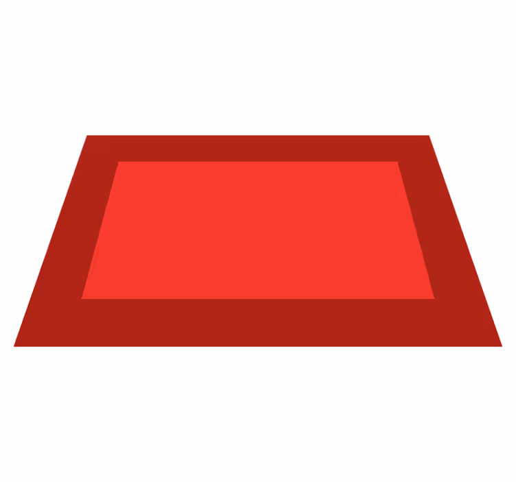 Set de table fond rouge audacieux - TenStickers