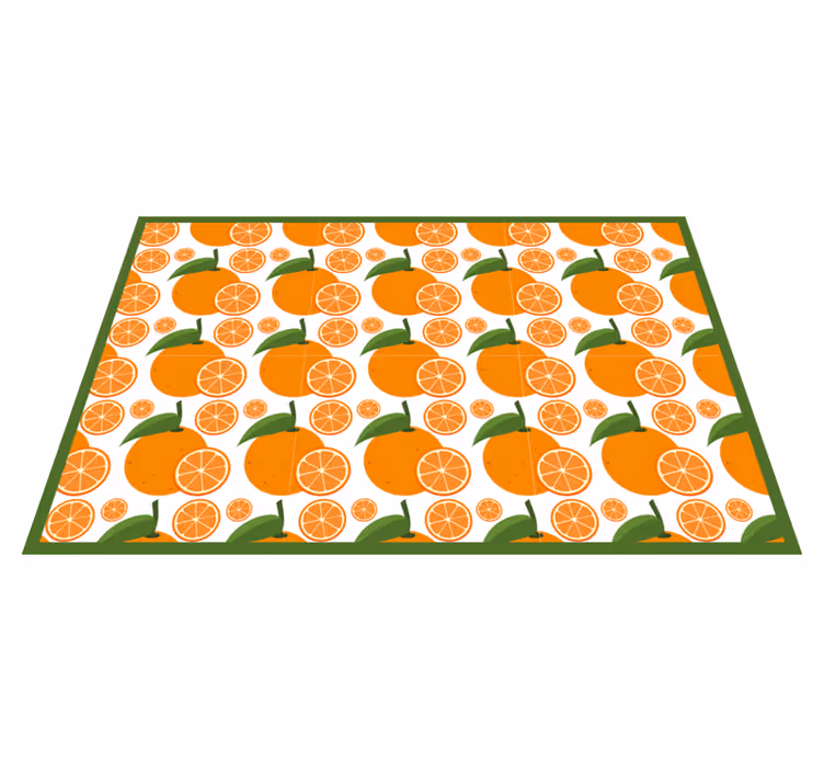 Set de table original arrangement d'agrumes - TenStickers