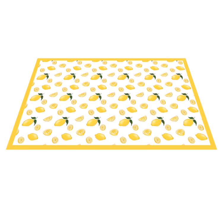 Set de table original motif citronnier - TenStickers