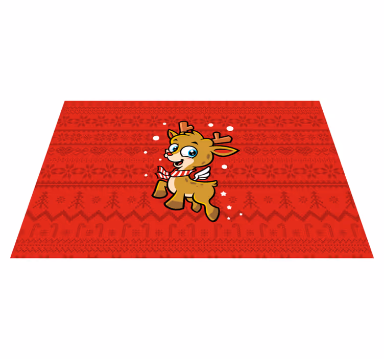Set de table noel Petit renne - TenStickers