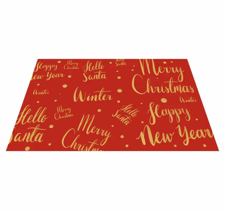 Set de table noël motifs de vœux festifs - TenStickers