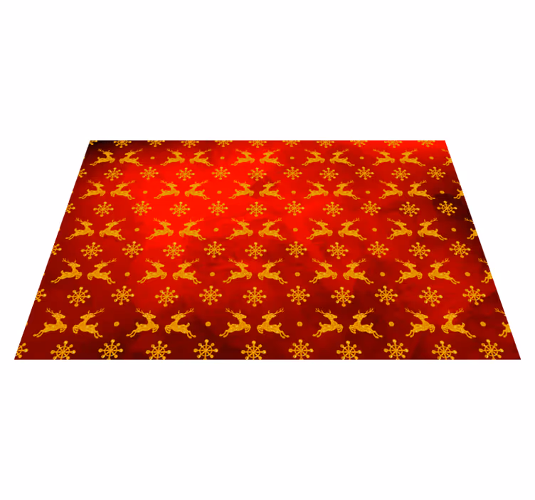 Set de table noël motif renne rouge - TenStickers
