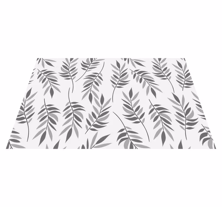 Set de table motif feuilles élégantes - TenStickers