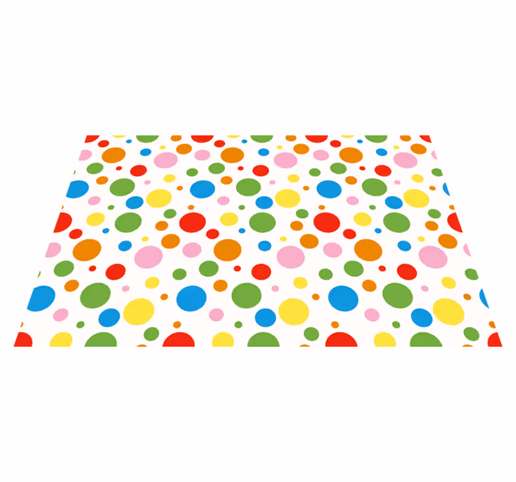 Set de table enfant pois colorés - TenStickers