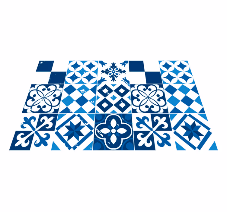Set de table carreaux à motifs géométriques - TenStickers