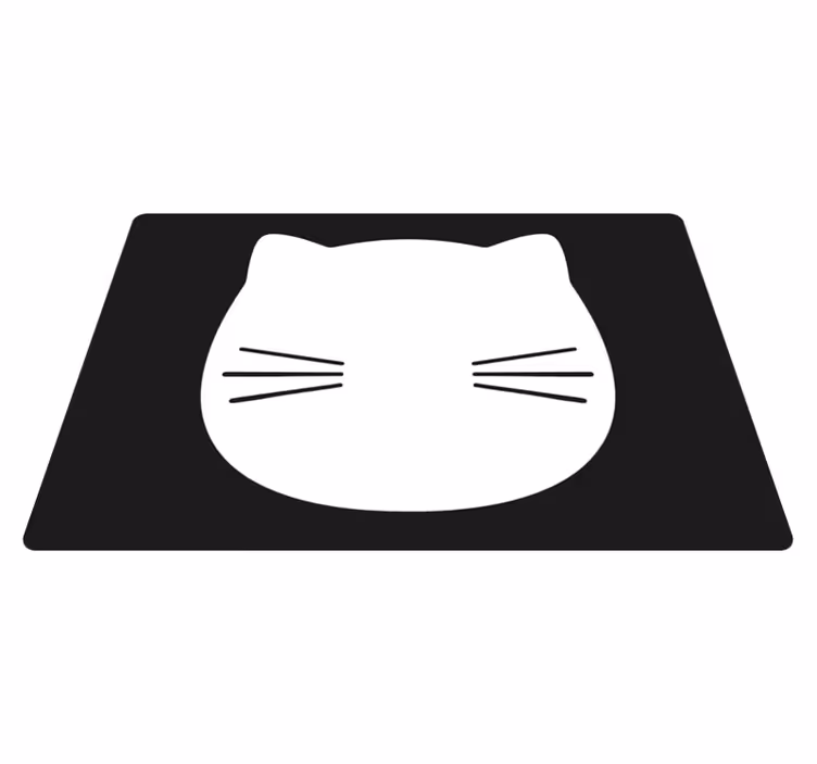 Set de table original forme de tête de chat - TenStickers