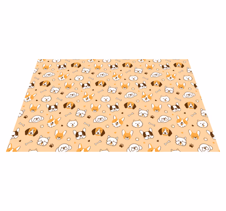 Set de table enfant visages d'animaux mignons - TenStickers