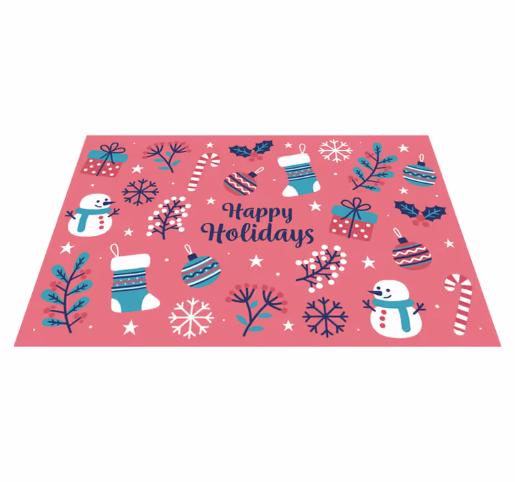 Set de table noël motifs festifs amusants - TenStickers