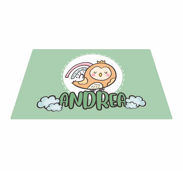 Set de table enfant hibou mignon - TenStickers